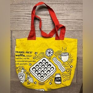 Vibrant Yellow and Red Tote Bag for Everyday Use
